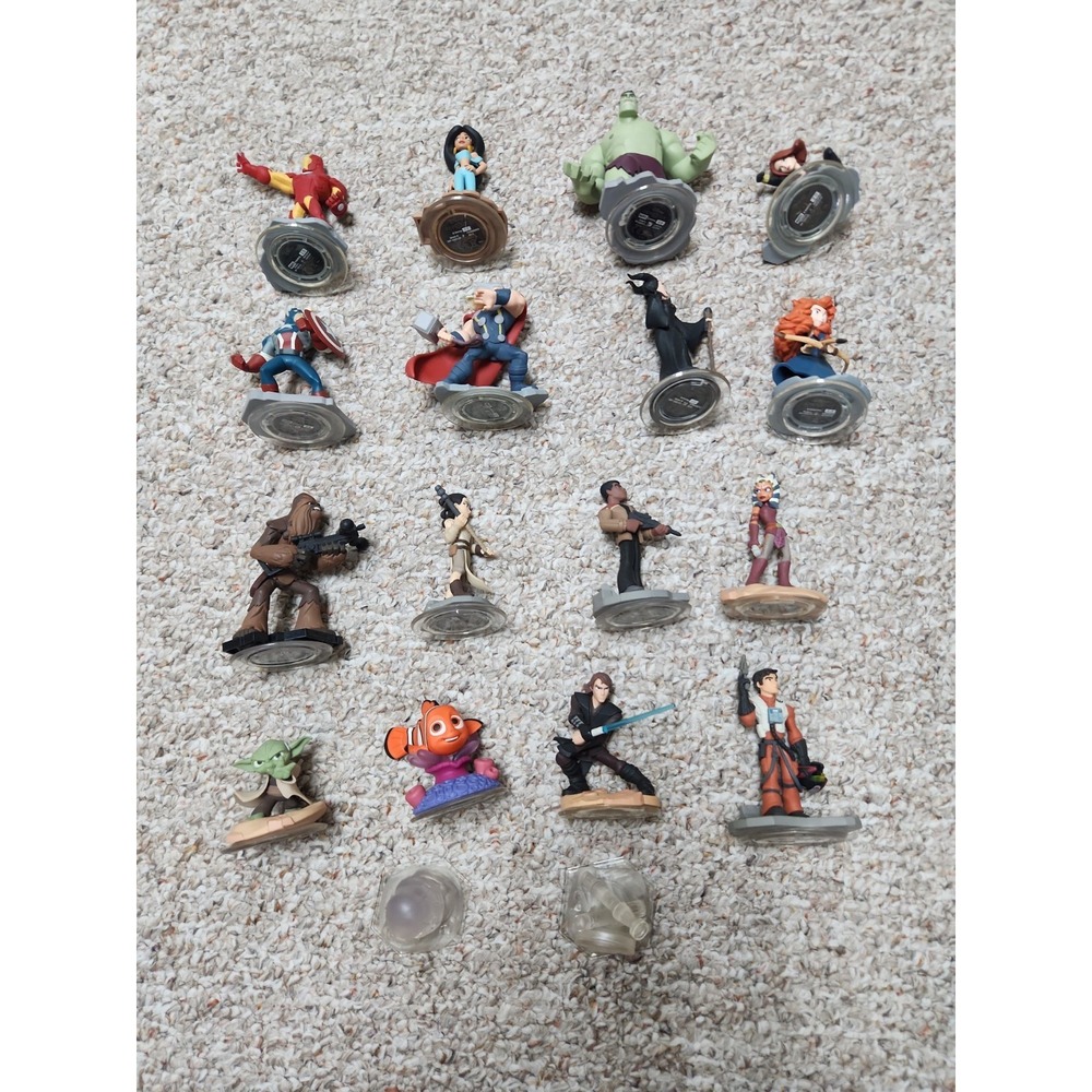 Marvel Star Wars Disney Infinity Figures 2.0 3.0 Mixed Lot of 18 Figures